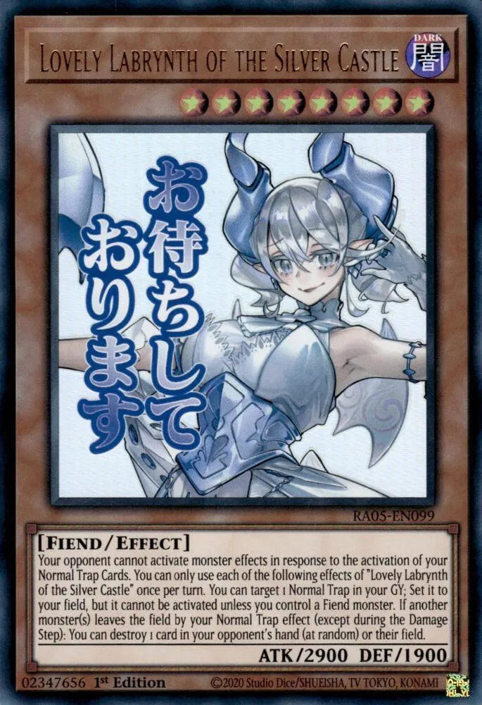 Lovely Labrynth of the Silver Castle RA05-EN099 (Rarity Collection 5)