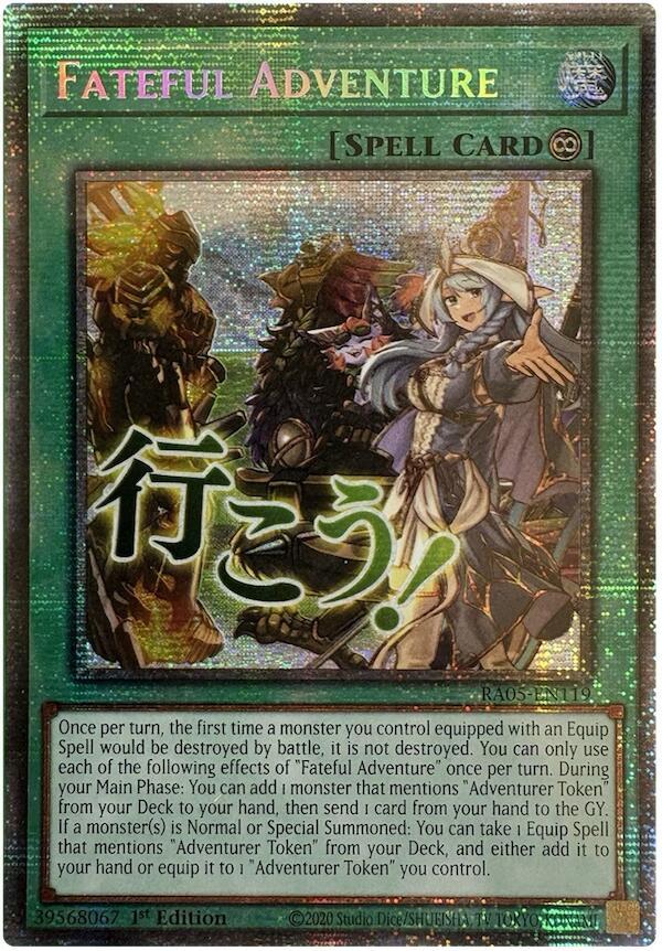 Fateful Adventure (Starlight Rare) RA05-EN119 (Rarity Collection 5)