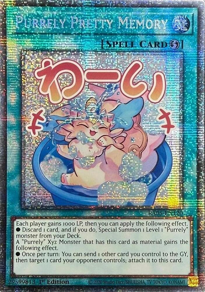 Purrely Pretty Memory (Starlight Rare) RA05-EN120 (Rarity Collection 5)