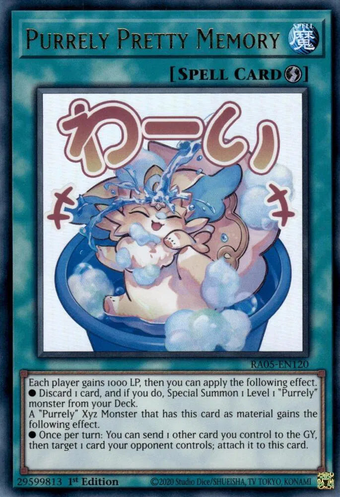 Purrely Pretty Memory RA05-EN120 (Rarity Collection 5)