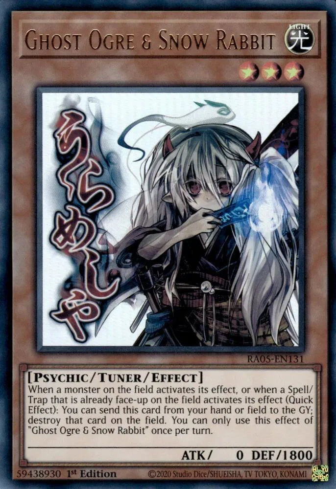 Ghost Ogre & Snow Rabbit RA05-EN131 (Rarity Collection 5)