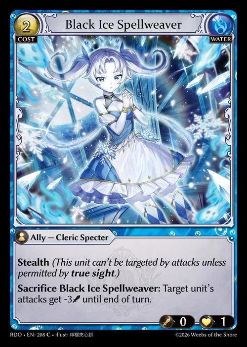 Black Ice Spellweaver 208 · Normal (Radiant Origins)