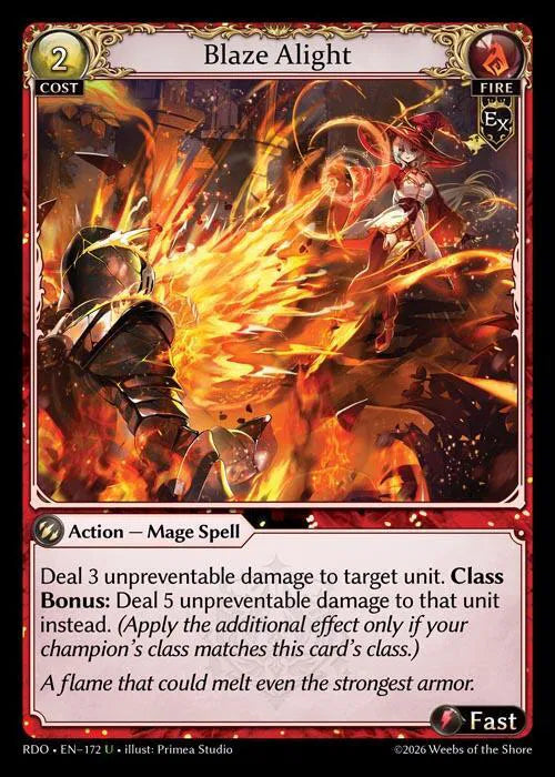 Blaze Alight 172 · Normal (Radiant Origins)