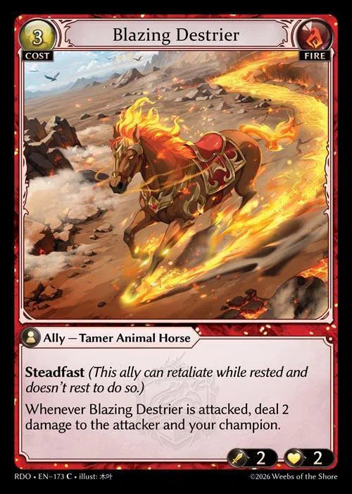 Blazing Destrier 173 · Normal (Radiant Origins)