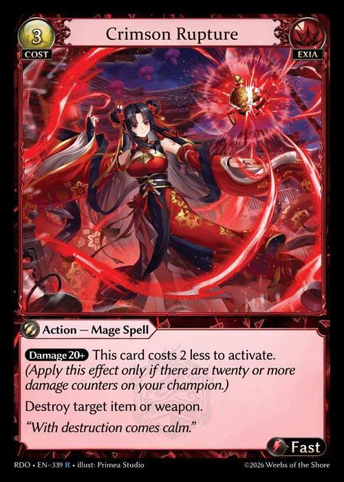 Crimson Rupture 339 · Normal (Radiant Origins)
