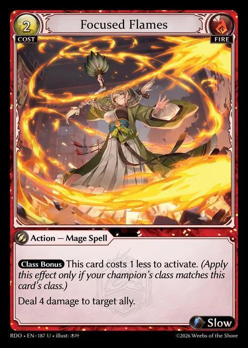 Focused Flames 187 · Foil (Radiant Origins)