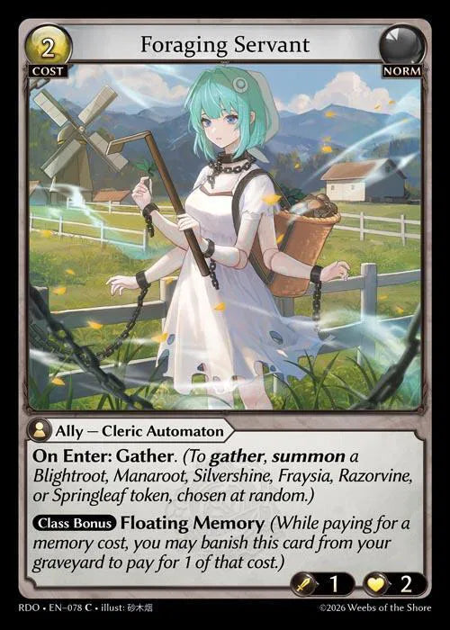Foraging Servant 078 (Radiant Origins)
