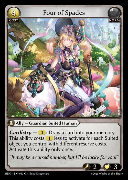 Four of Spades 080 (Radiant Origins)