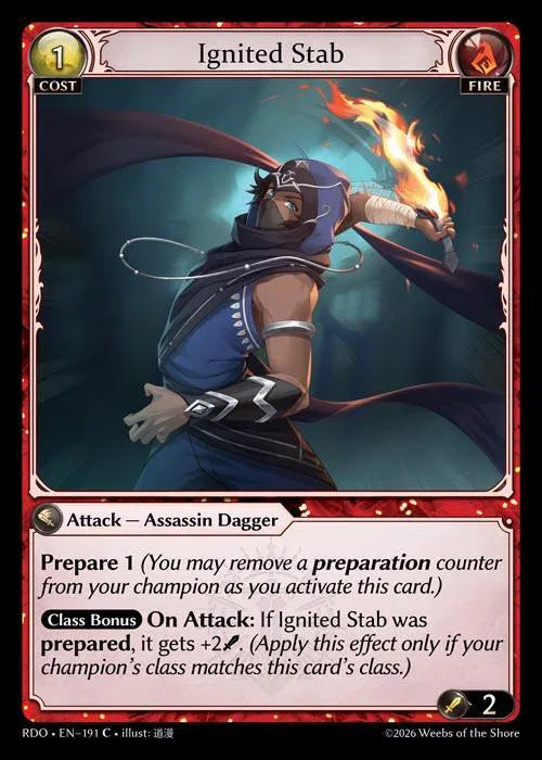 Ignited Stab 191 (Radiant Origins)