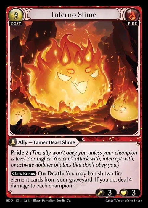 Inferno Slime 192 · Normal (Radiant Origins)