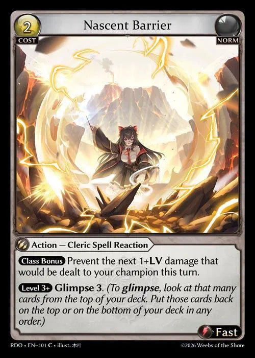 Nascent Barrier 101 · Normal (Radiant Origins)