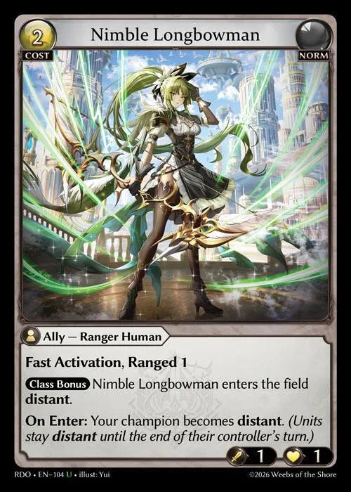 Nimble Longbowman 104 · Normal (Radiant Origins)