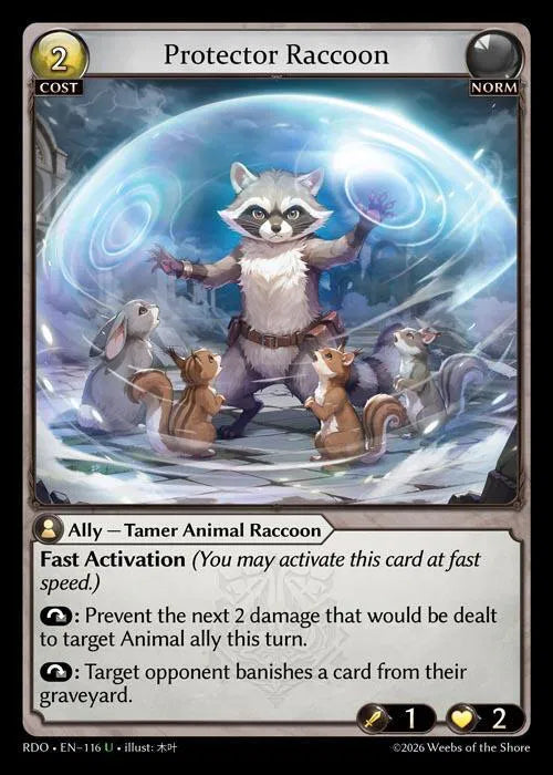 Protector Raccoon 116 · Normal (Radiant Origins)