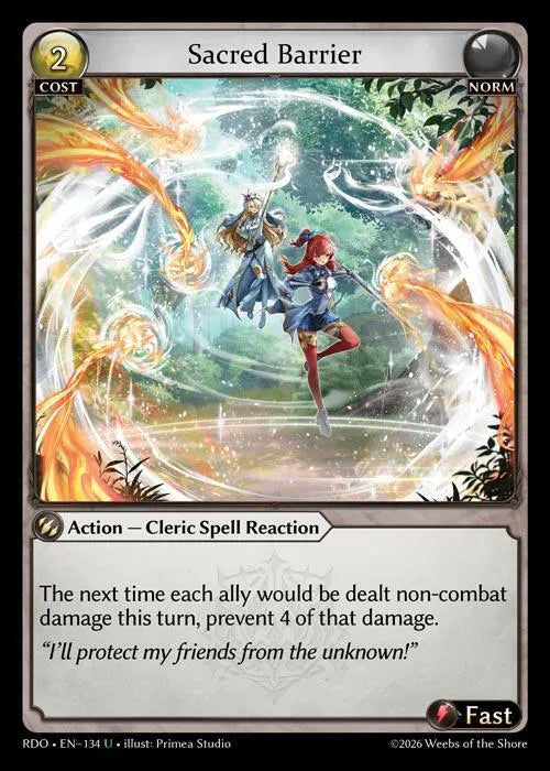 Sacred Barrier 134 · Normal (Radiant Origins)