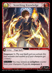 Scorching Knowledge 199 · Normal (Radiant Origins)