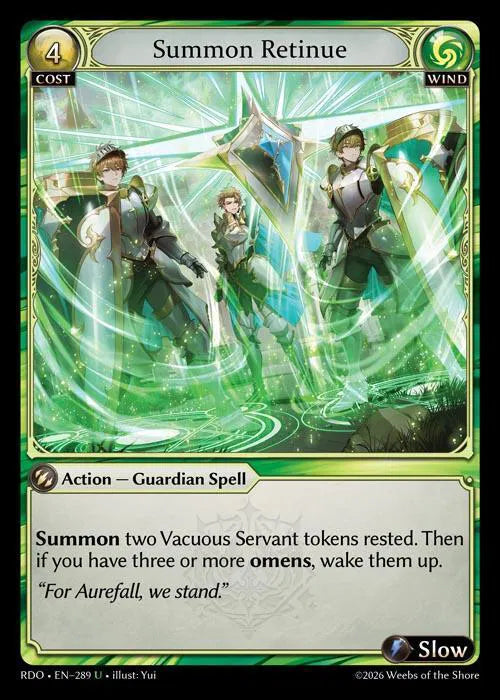 Summon Retinue 289 · Normal (Radiant Origins)
