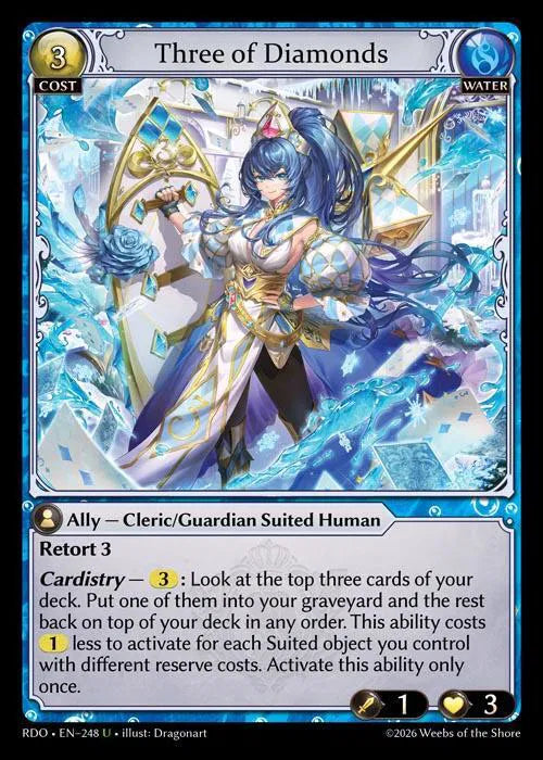 Three of Diamonds 248 · Normal (Radiant Origins)