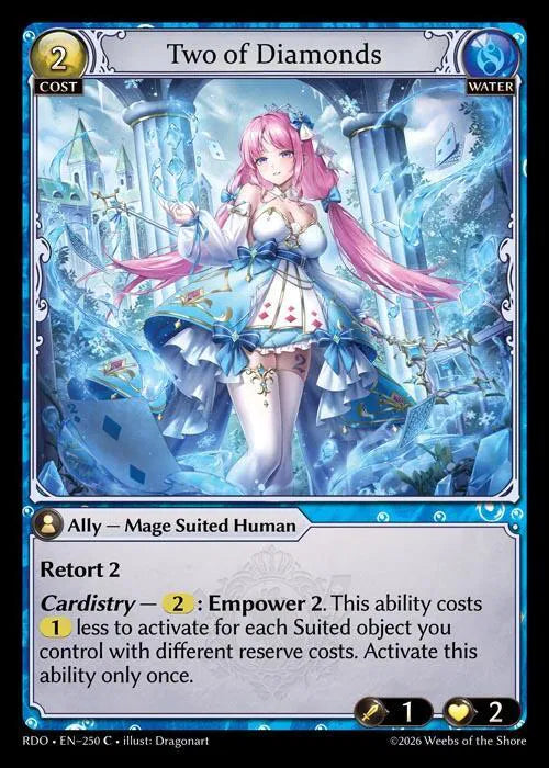 Two of Diamonds 250 · Normal (Radiant Origins)