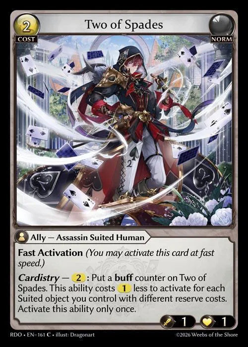 Two of Spades 161 (Radiant Origins)