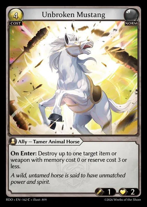 Unbroken Mustang 162 (Radiant Origins)