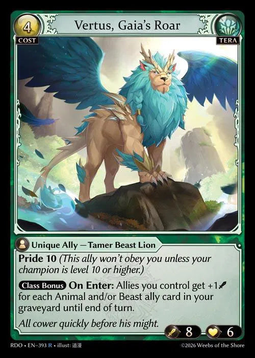 Vertus, Gaia's Roar 393 (Radiant Origins)