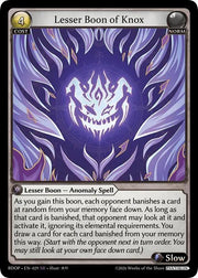 Lesser Boon of Knox 029 (Radiant Origins: Pantheon)