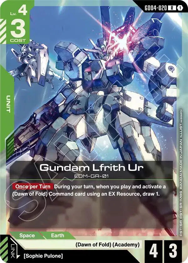 Gundam Lfrith Ur GD04-020 · Holofoil (Phantom Aria)