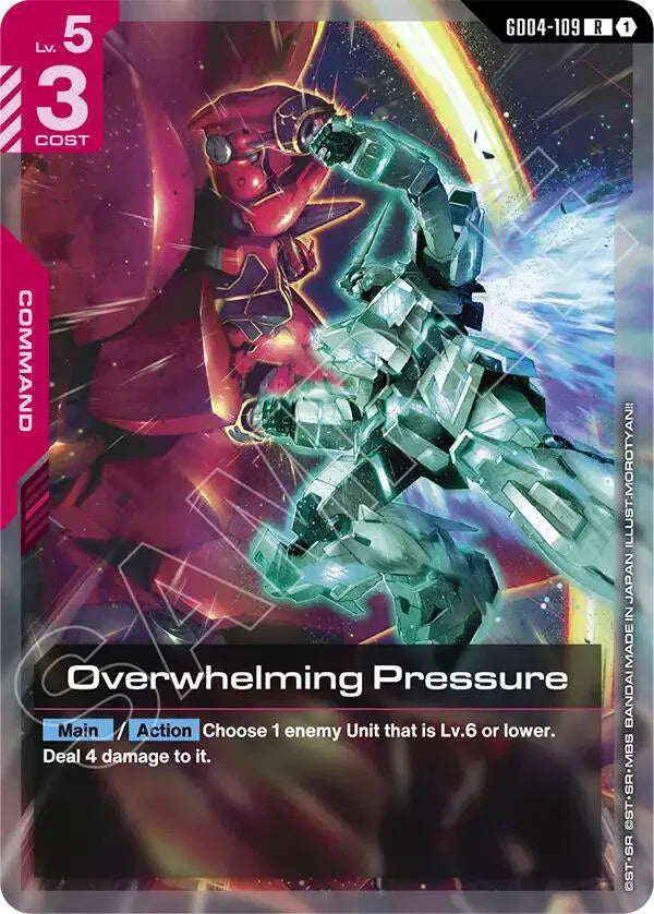 Overwhelming Pressure GD04-109 · Holofoil (Phantom Aria)