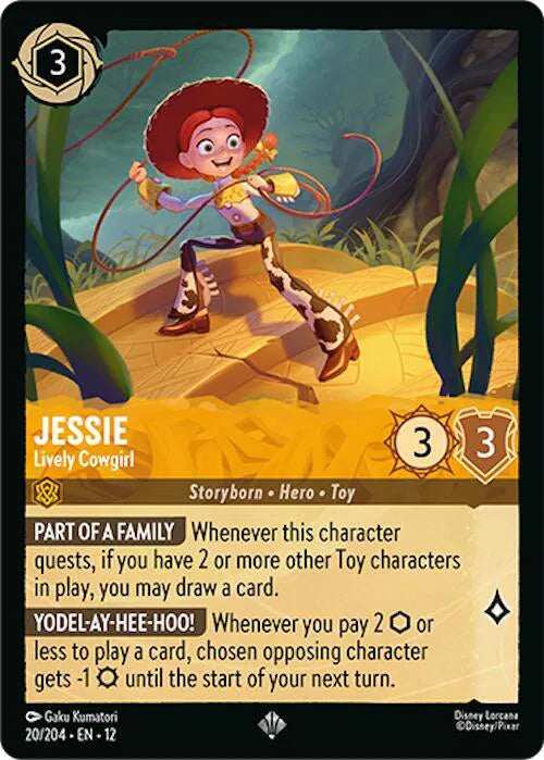 Jessie - Lively Cowgirl 20/204 · Cold Foil (Wilds Unknown)
