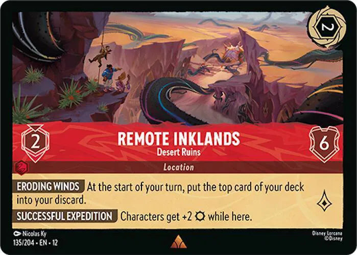 Remote Inklands - Desert Ruins 135/204 · Normal (Wilds Unknown)