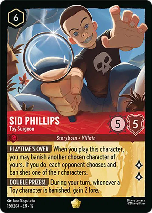 Sid Phillips - Toy Surgeon 126/204 · Cold Foil (Wilds Unknown)