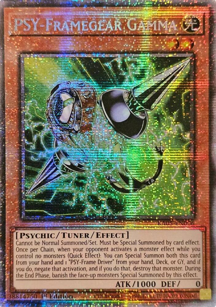 PSY-Framegear Gamma (Starlight Rare) RA05-EN006 (Rarity Collection 5)