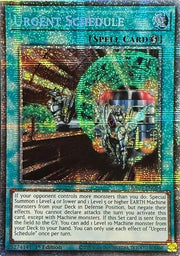 Urgent Schedule (Starlight Rare) RA05-EN064 (Rarity Collection 5)