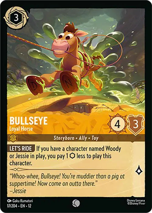 Bullseye - Loyal Horse 17/204 · Normal (Wilds Unknown)