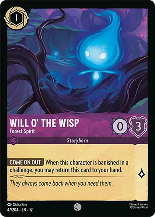 Will o' the Wisp - Forest Spirit 47/204 · Normal (Wilds Unknown)