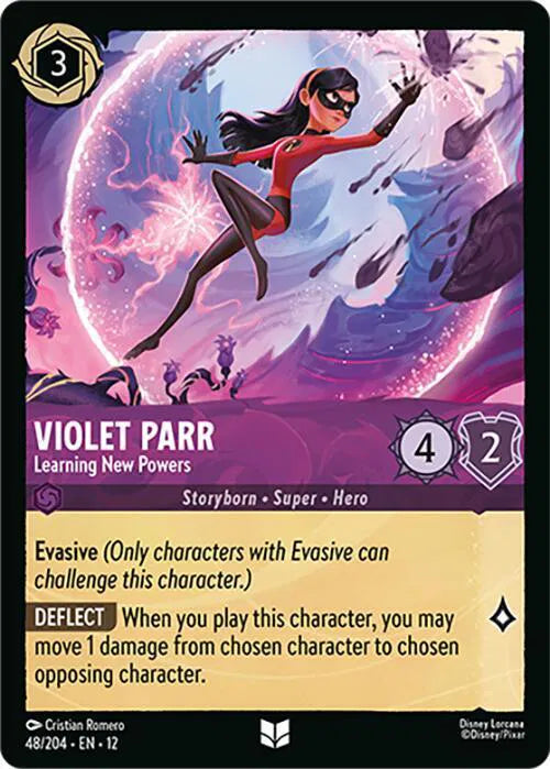 Violet Parr - Learning New Powers 48/204 · Normal (Wilds Unknown)
