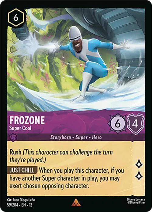 Frozone - Super Cool 59/204 · Normal (Wilds Unknown)