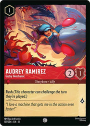 Audrey Ramirez - Gutsy Mechanic 107/204 · Normal (Wilds Unknown)