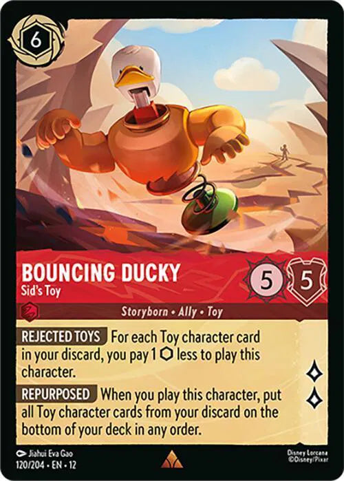 Bouncing Ducky - Sid's Toy 120/204 · Normal (Wilds Unknown)