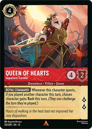Queen of Hearts - Impatient Traveler 122/204 · Normal (Wilds Unknown)