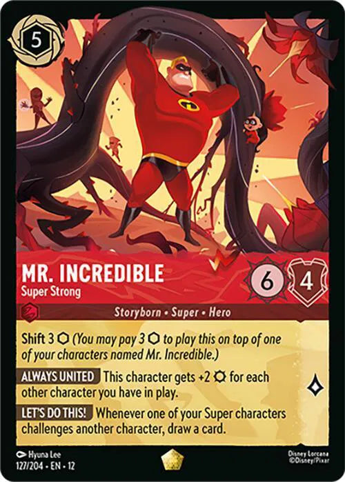 Mr. Incredible - Super Strong 127/204 · Cold Foil (Wilds Unknown)