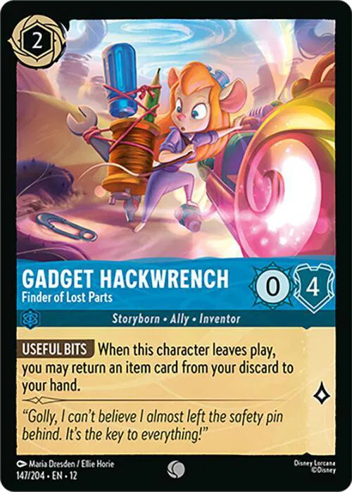 Gadget Hackwrench - Finder of Lost Parts 147/204 · Normal (Wilds Unknown)