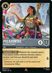 Pocahontas - Steadfast Traveler 171/204 · Normal (Wilds Unknown)