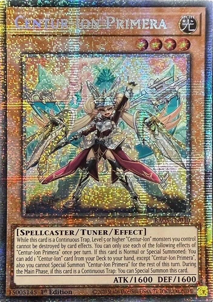 Centur-Ion Primera (Starlight Rare) RA05-EN030 (Rarity Collection 5)