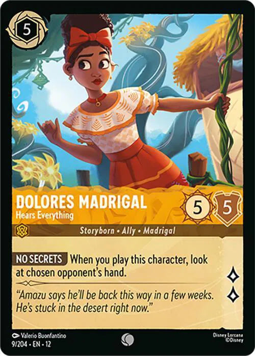 Dolores Madrigal - Hears Everything 9/204 · Normal (Wilds Unknown)