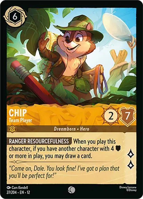 Chip - Team Player 27/204 · Normal (Wilds Unknown)