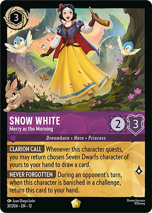 Snow White - Merry as the Morning 37/204 · Normal (Wilds Unknown)