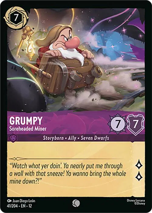Grumpy - Soreheaded Miner 41/204 (Wilds Unknown)