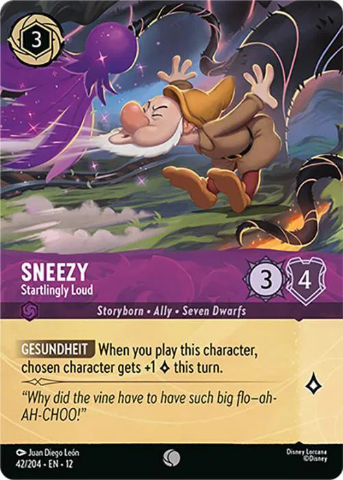Sneezy - Startlingly Loud (Foil) 42/204 (Wilds Unknown)
