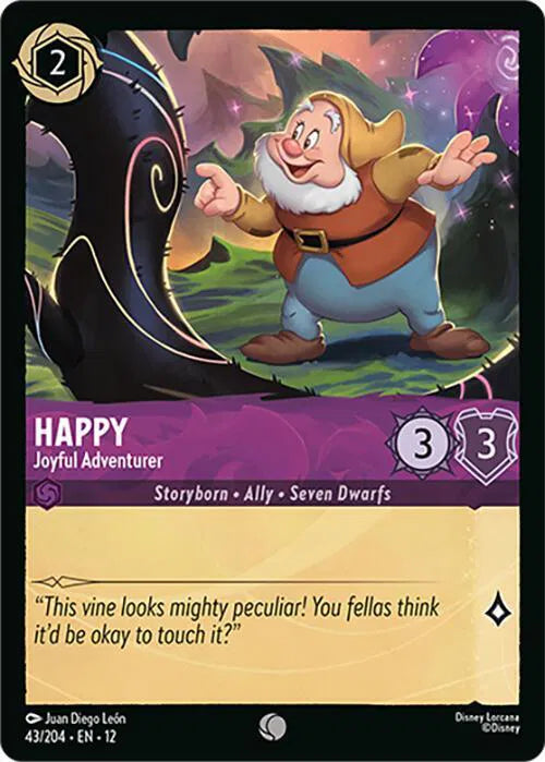 Happy - Joyful Adventurer 43/204 · Normal (Wilds Unknown)